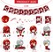 Buffalo Plaid Merry Christmas Banner Christmas Ceiling Hanging Streamers